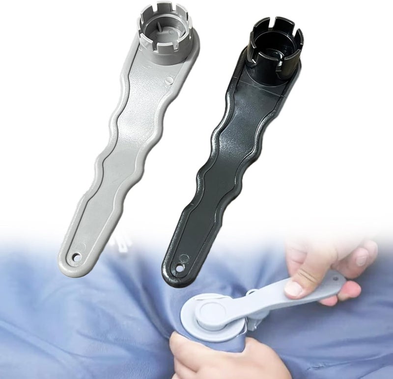 asdmm Inflatable Pontoon Boat Raft Air Valve Wrench Repair Tool, 6 and 8-Groove kit for Canoe, Rubber Tender Dinghy, Kayak, SPA Hot Tub - Image 1